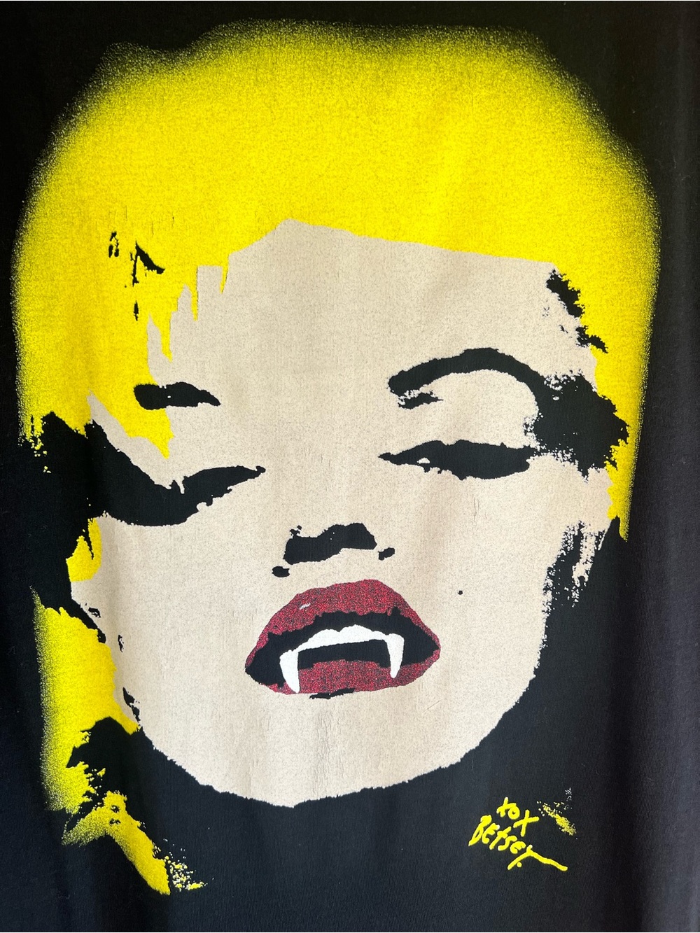 Betsey Johnson Black Vampire Marilyn Monroe Dress - Picture 3 of 7